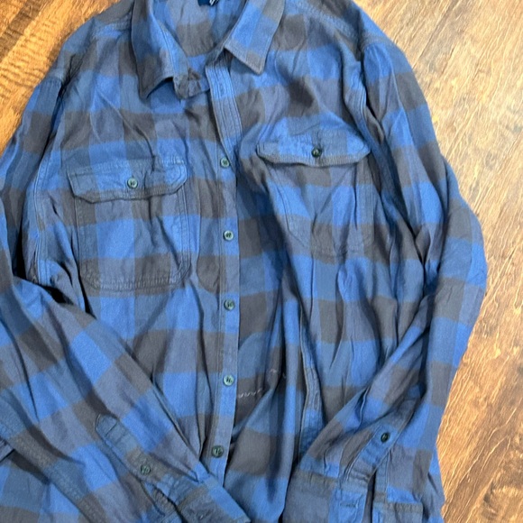 NWT UpCycled Graphic Flannel Wednesday themed graphic flannel size 2XL - Picture 5 of 8